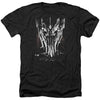 Big Sauron Head Adult Heather 40% Poly T-shirt