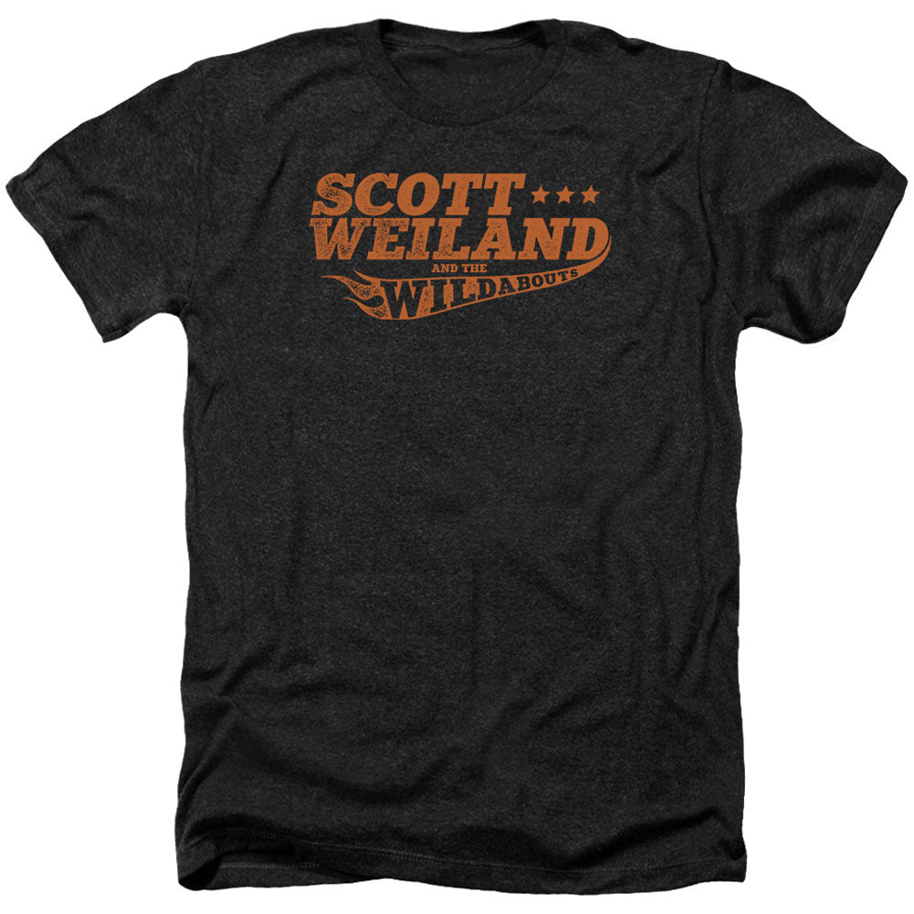 Scott Weiland Logo Adult Heather 40% Poly T-shirt