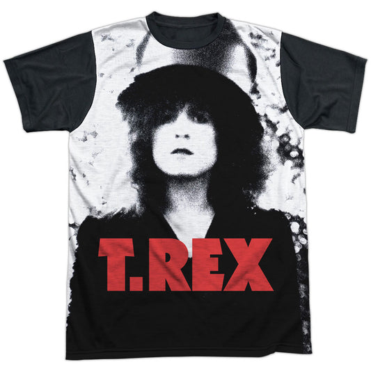 T. Rex The Slider Cover Black Back 100% Poly Sublimation T-shirt