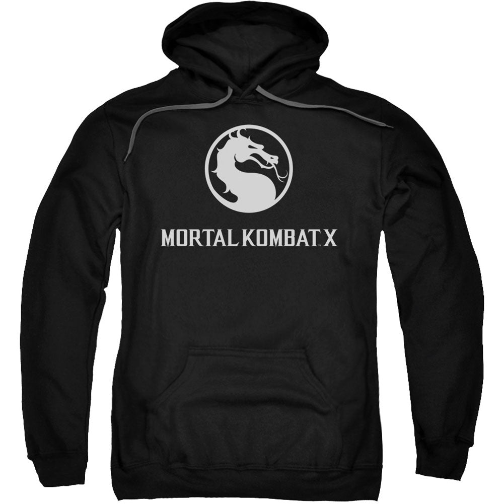 Mortal Kombat X Dragon Logo Adult 25% Poly Hooded Sweatshirt