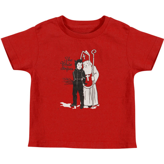 White Stripes Krampus Childrens T-shirt
