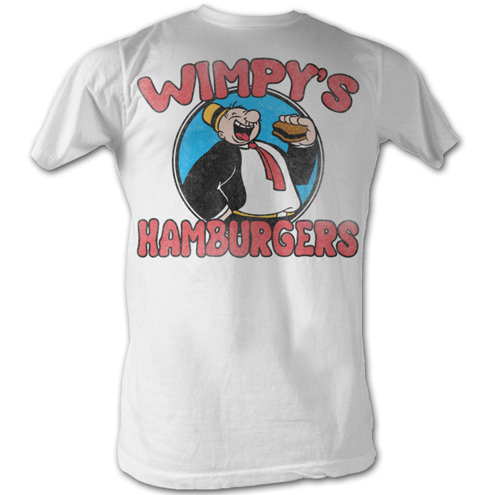 Popeye Wimpys Burgers Slim Fit T-shirt
