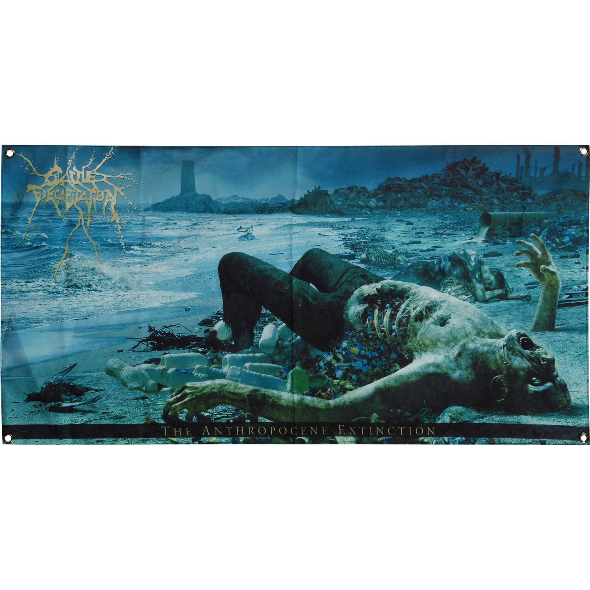 Anthropocene Extinction Poster Flag