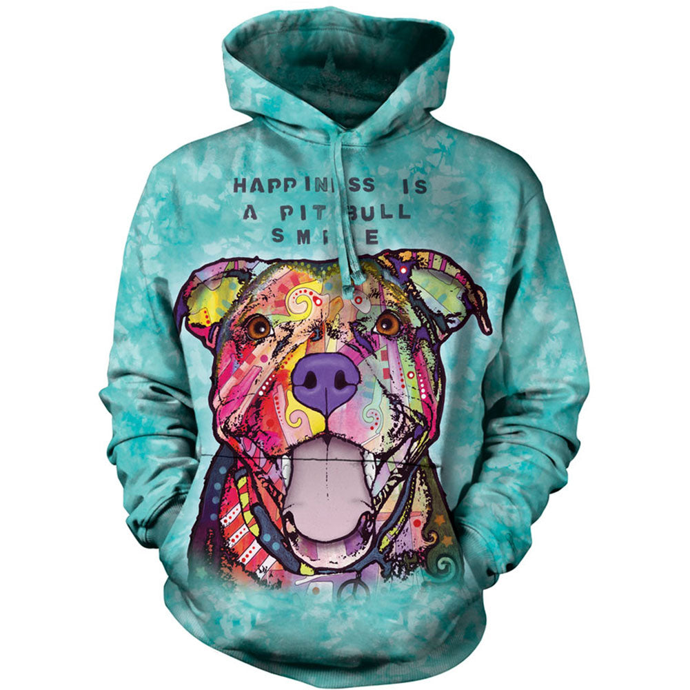 The Mountain Pit Bull Smile Hooded Sweatshirt