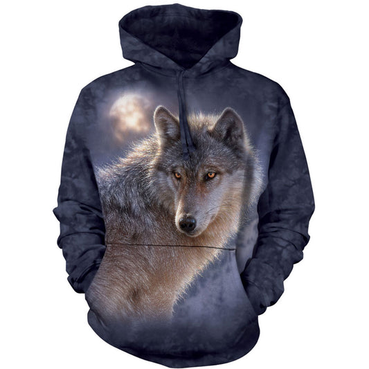 The Mountain Adventure Wolf Hooded Sweatshirt