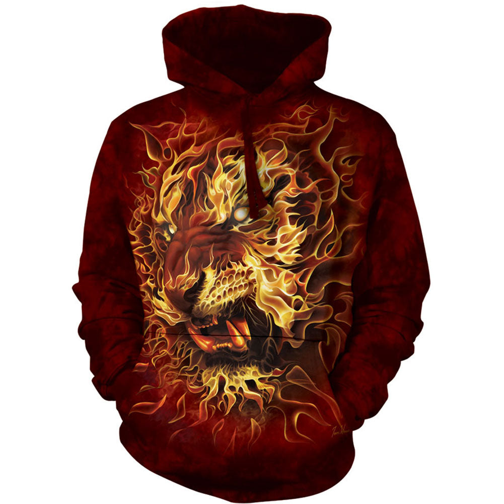 The Mountain Fire Tiger Hooded Sweatshirt