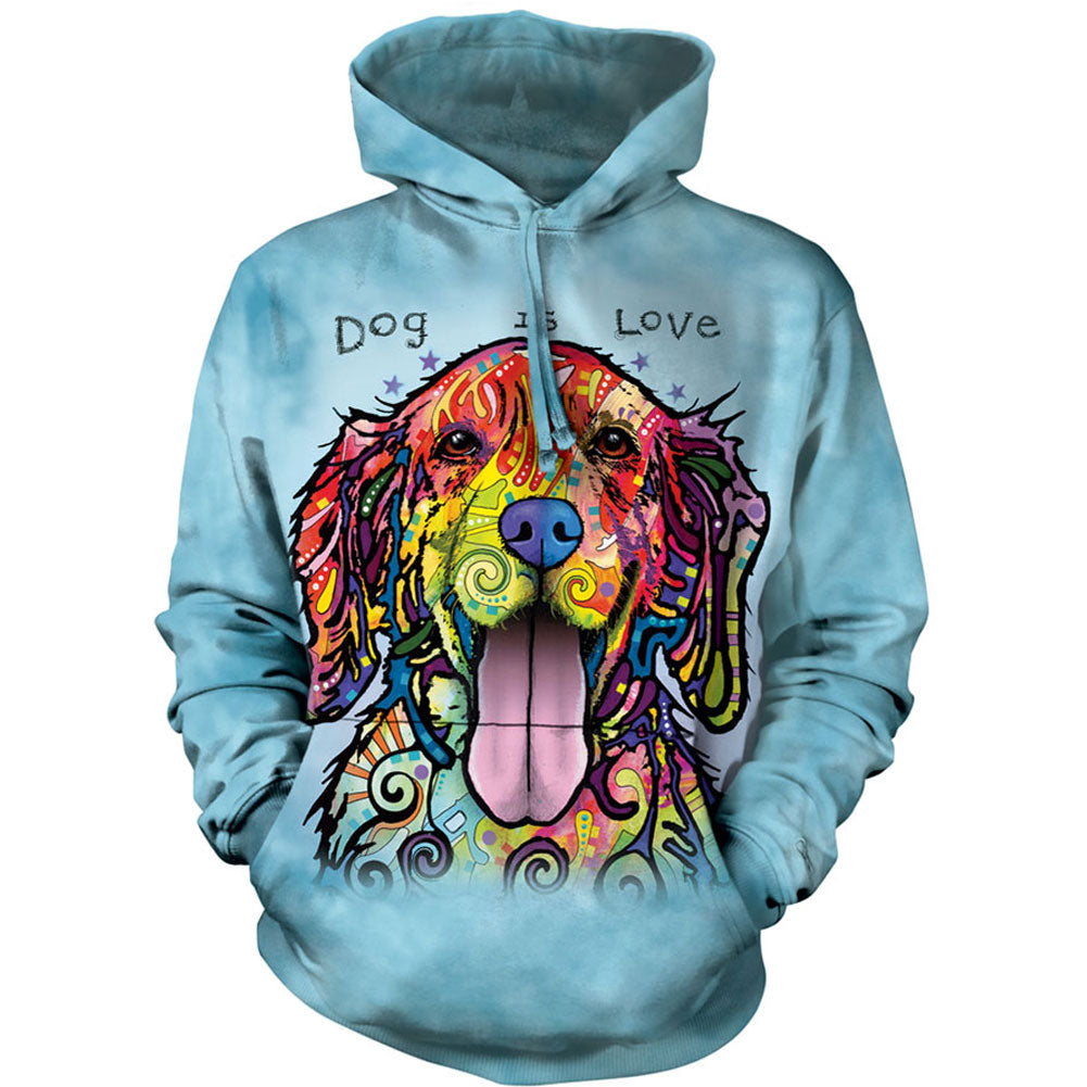 The Mountain Dog Is Love Hooded Sweatshirt