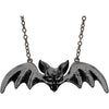 Black Bat Pendant by Rock Rebel Necklace