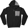 Faded Zippered Hooded Sweatshirt