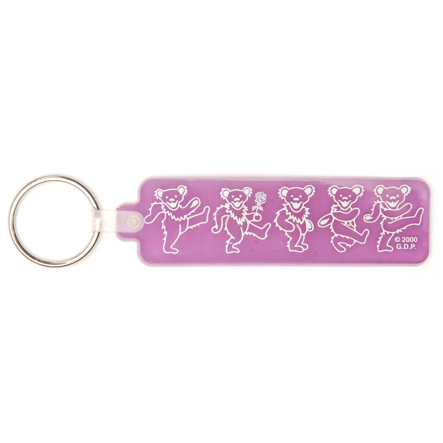 Grateful Dead Dancing Bears Plastic Key Chain