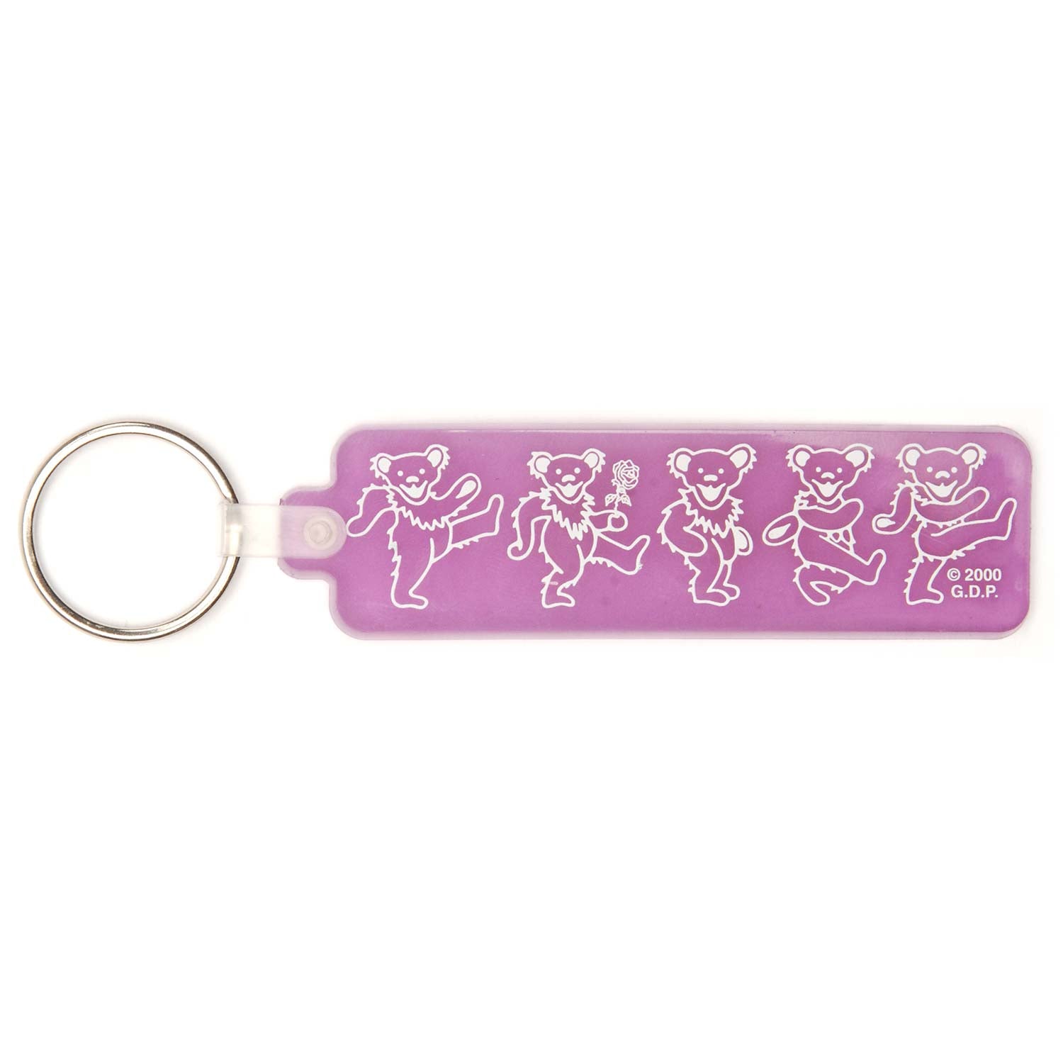 Grateful Dead Dancing Bears Plastic Key Chain