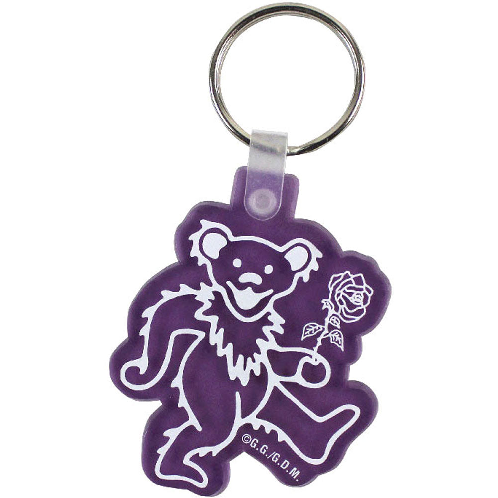 Grateful Dead Bear Plastic Key Chain