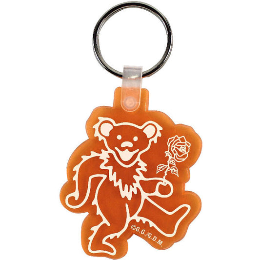 Grateful Dead Dancing Bear Plastic Key Chain