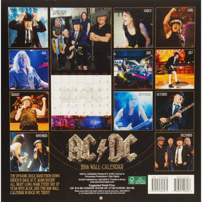 Rock Or Bust Calendar