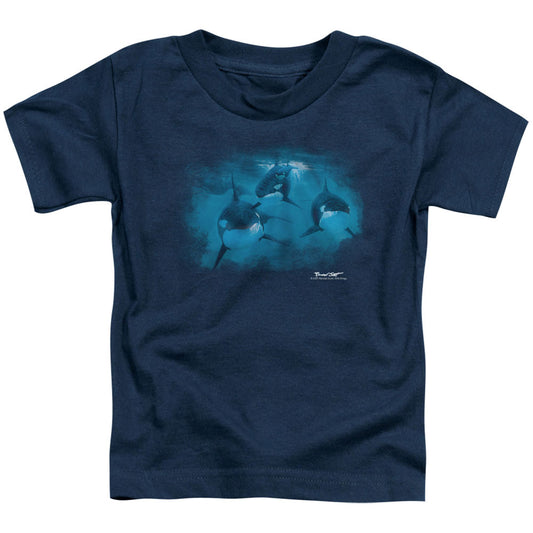 Wildlife Pod Of Orcas Toddler Childrens T-shirt