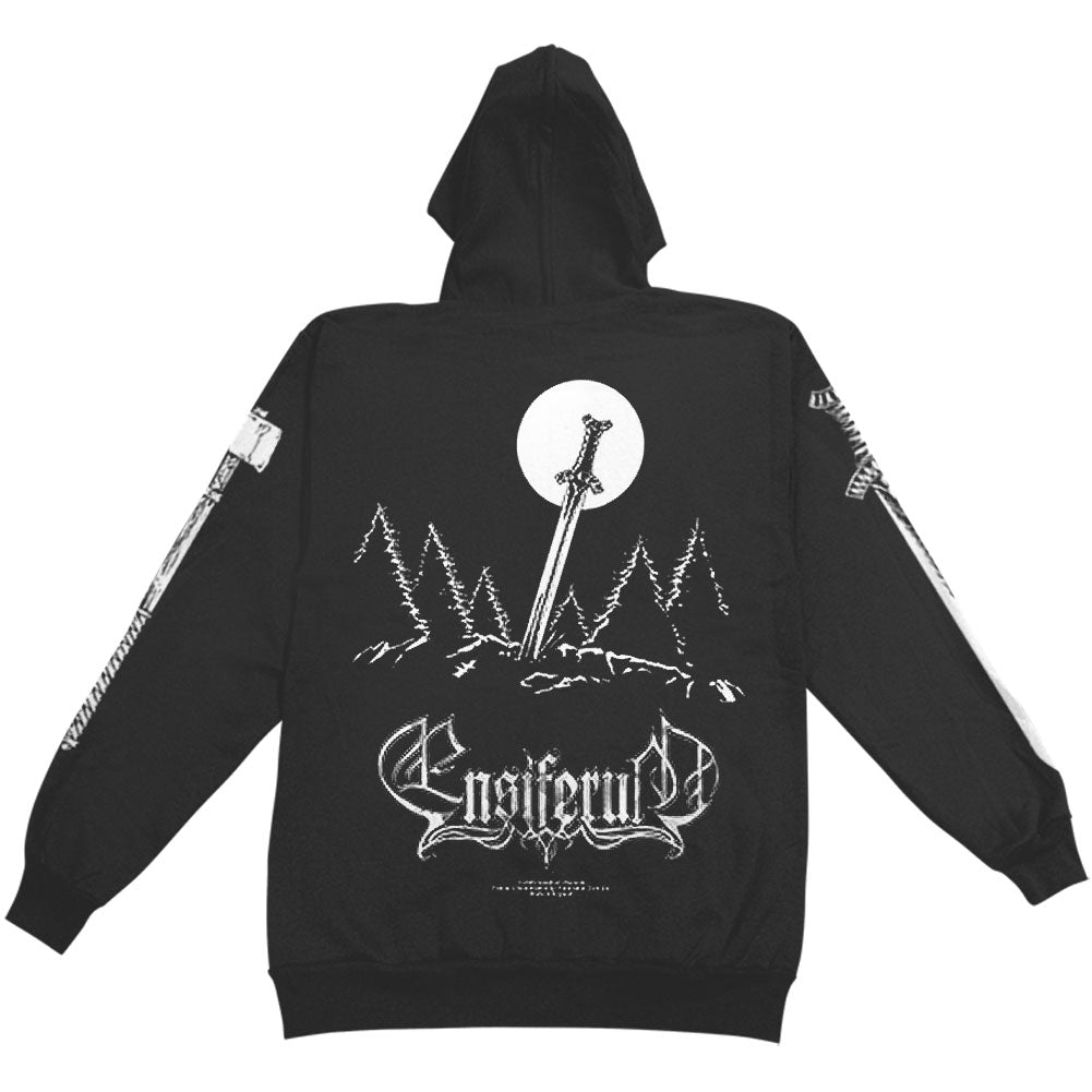 Sword & Axe Zippered Hooded Sweatshirt
