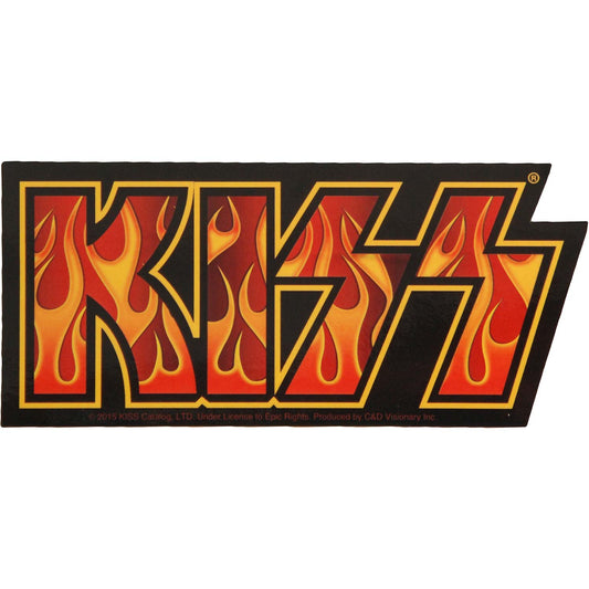 KISS Flame Logo Sticker