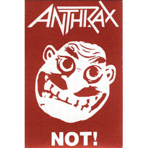 Anthrax Cloth Bakcstage Pass