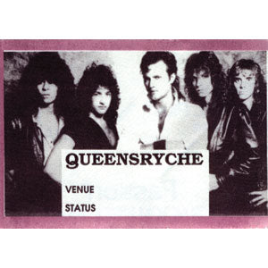 Queensryche Cloth Bakcstage Pass