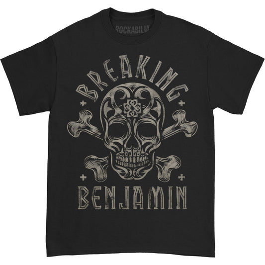 Breaking Benjamin Crossbone Skull Tee T-shirt