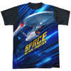 Space Frontier Black Back 100% Poly Sublimation T-shirt