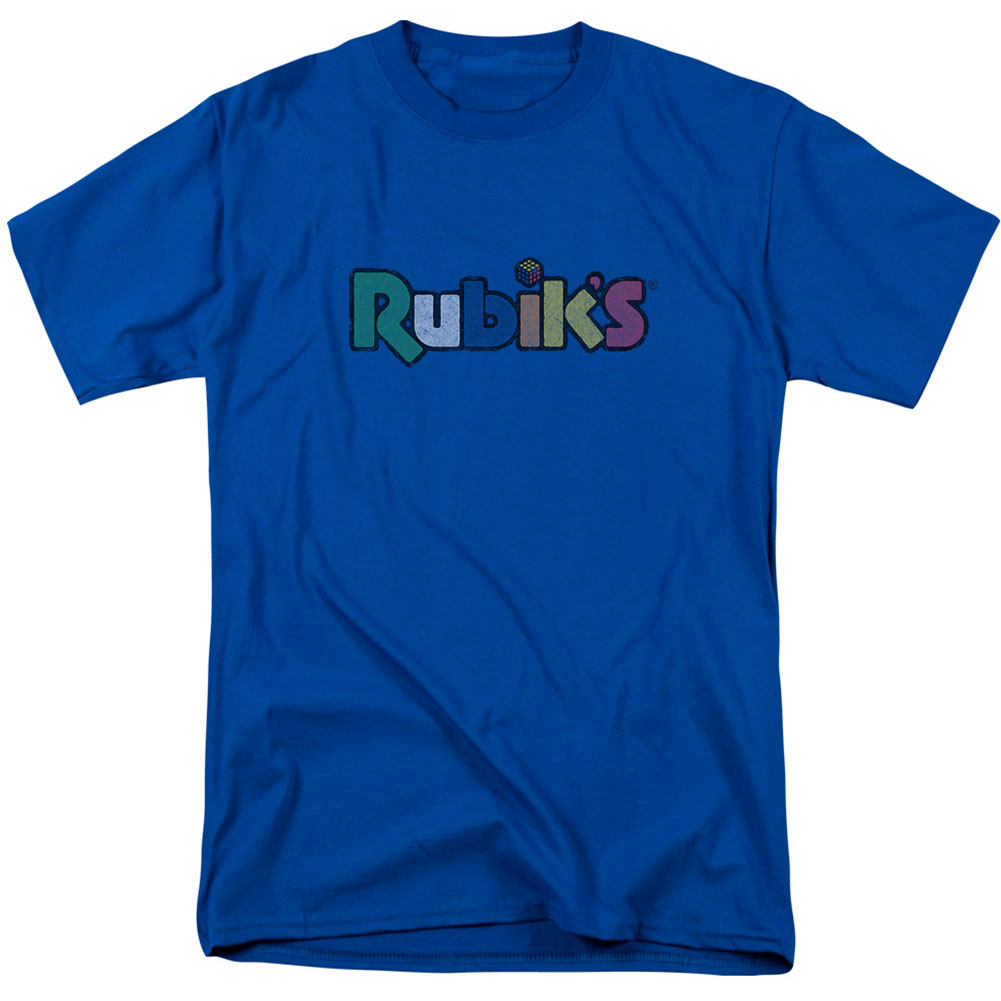 Rubik's Cube Smudge Logo Adult T-shirt