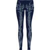 Skeleton Floral Sublimated Leggings Leggings