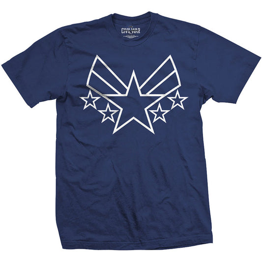 Captain America Civil War Cap Insignia T-shirt