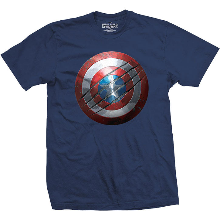 Captain America Civil War Clawed Shield T-shirt