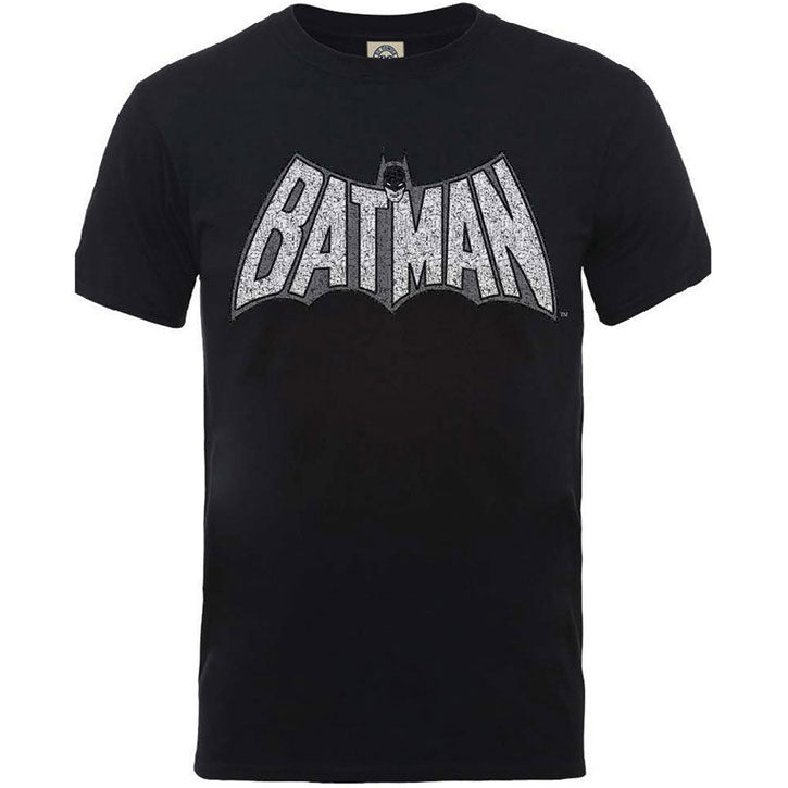Batman Retro Crackle Logo T-shirt
