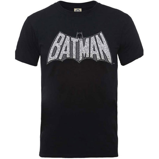 Batman Batman Retro Crackle Logo T-shirt
