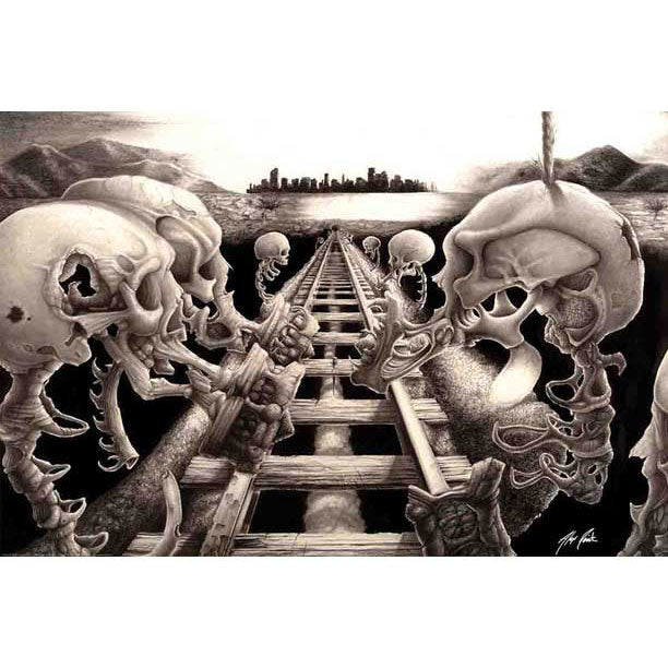 Alex Reiter Terror Rail Domestic Poster