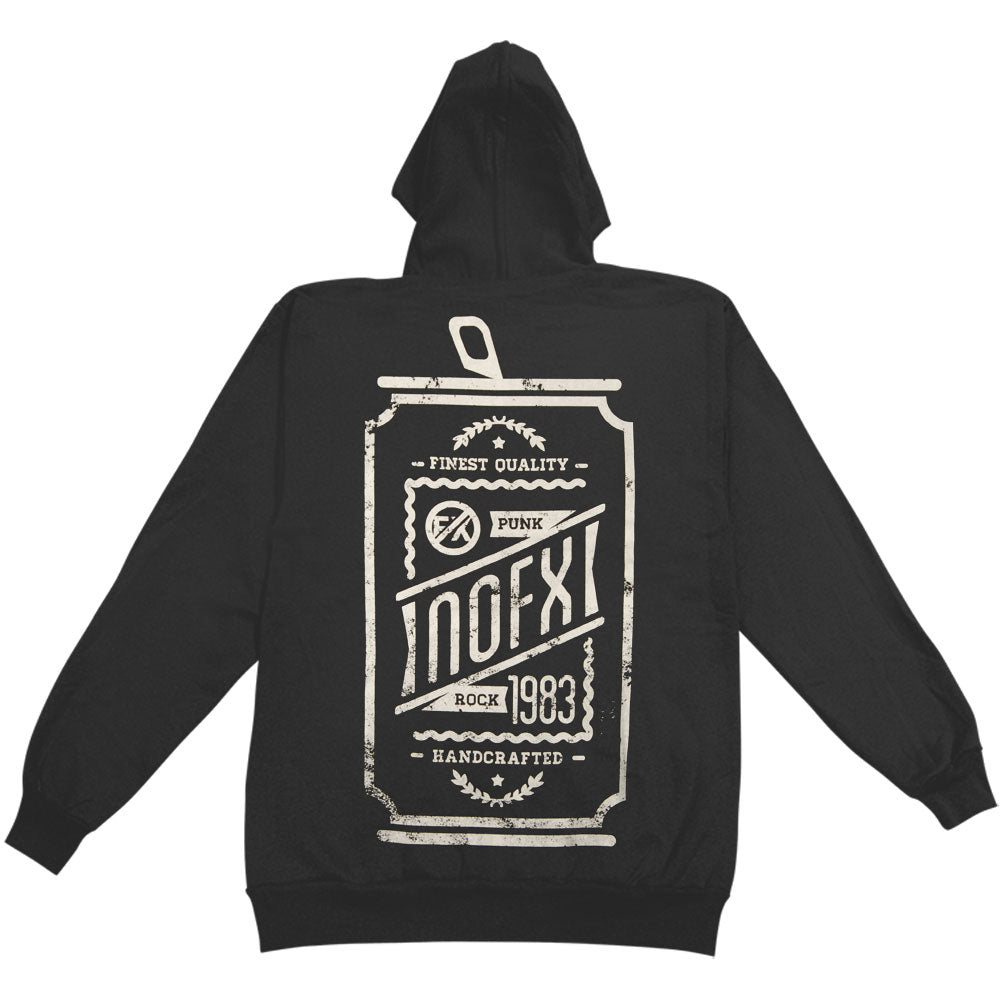 NOFX Beer Can Zip Hoodie Zippered Hooded Sweatshirt 309848 | Rockabilia ...