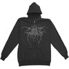 True Norwegian Black Metal Zippered Hooded Sweatshirt