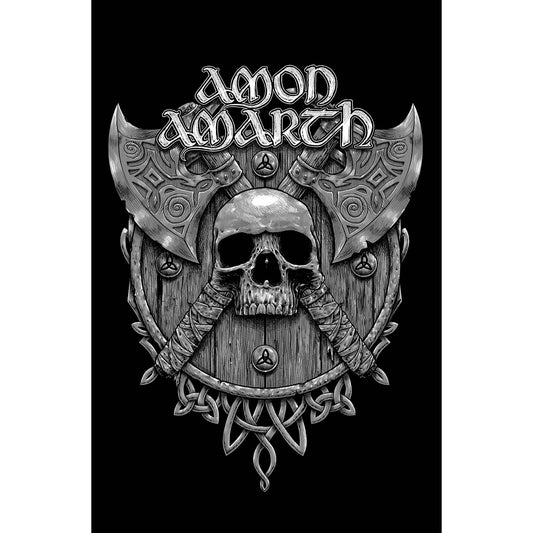 Amon Amarth Skull & Axes Poster Flag