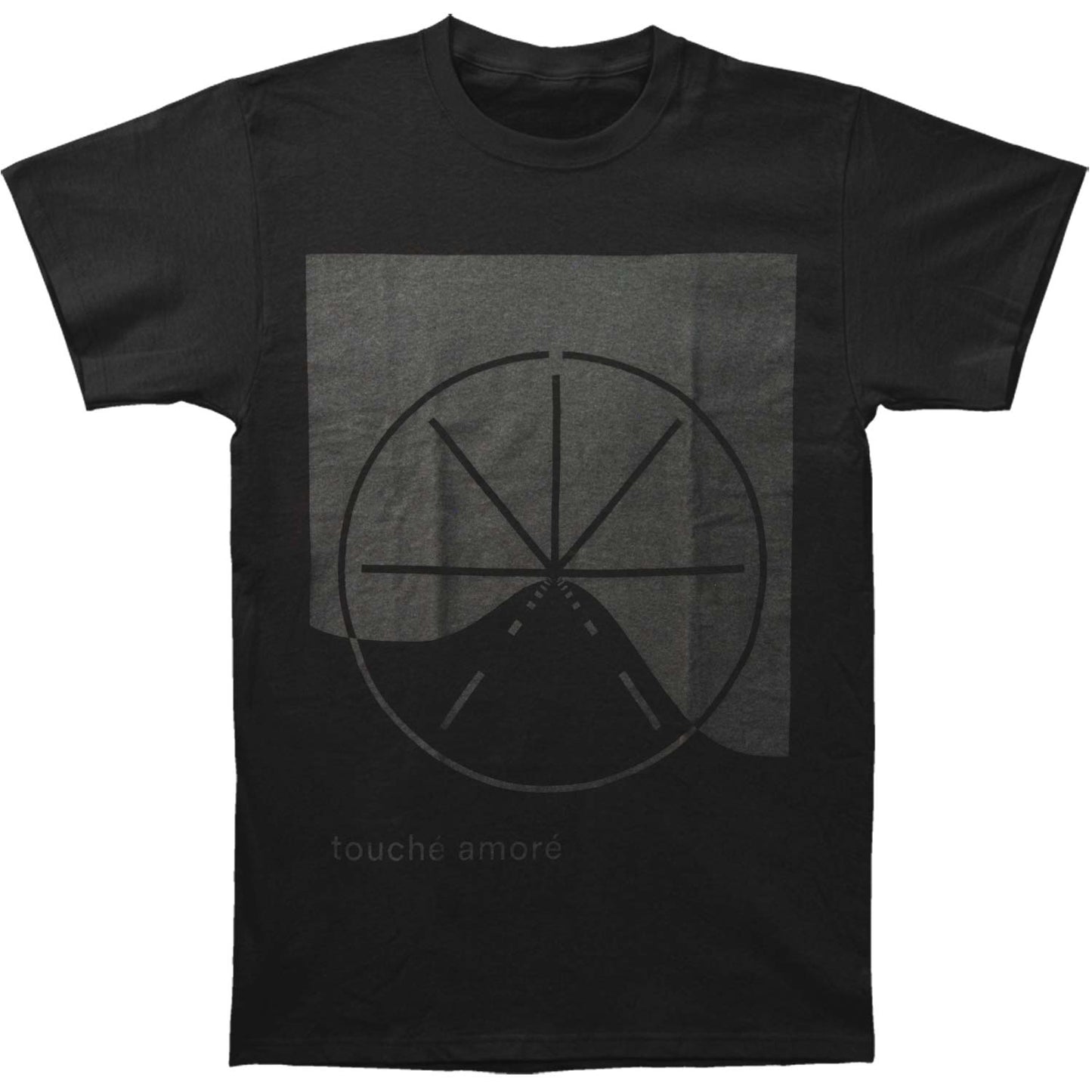 Touche Amore Mono Charcoal T-shirt