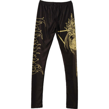 Gold Fire Leggings Leggings