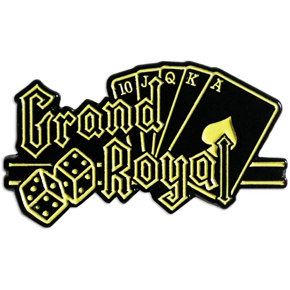 Grand Royal Enamel Pin Pewter Pin Badge