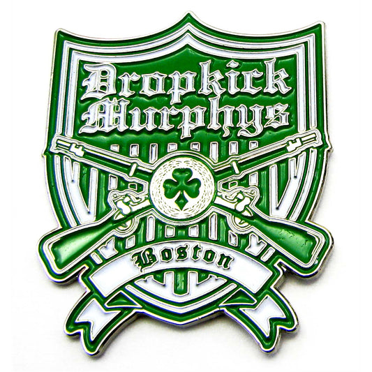 Dropkick Murphys Shield Enamel Pin Pewter Pin Badge