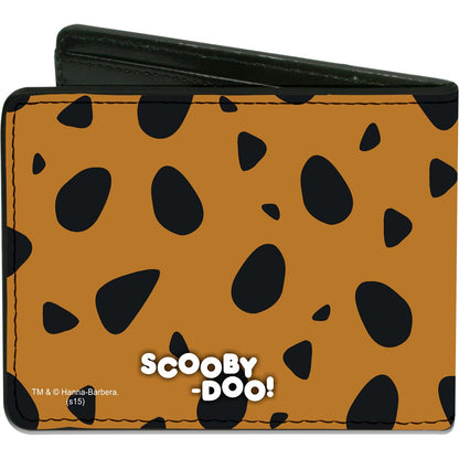 Scooby Doo Close-Up Expression/Spots Brown/Black/White Bi-Fold