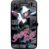 Spider-Gwen Jumping Pose/Comic Scene Blocks Grays Girls Wallet