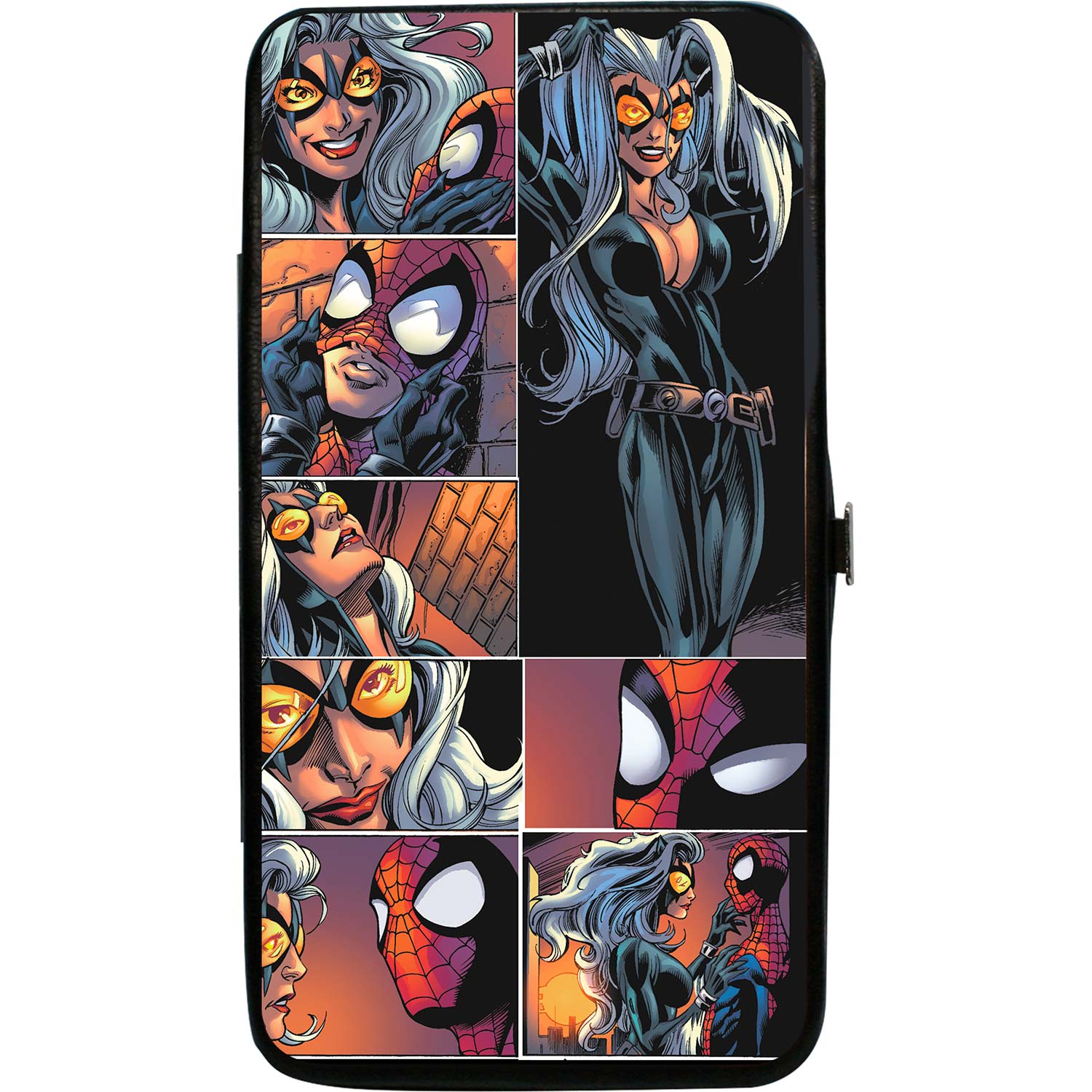 Spider-Man & Black Cat Scene Blocks Girls Wallet