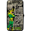 Loki Poses/Comic Blocks Grays/Yellow/Green Girls Wallet