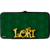 Chibi Thor Pose  Loki/Loki Logo Greens/Gold Girls Wallet