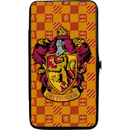 Harry Potter Gryffindor Crest/Heraldry Checkers Golds/Reds Girls Wallet