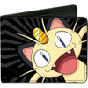 Meowth Happy  Laughing Poses Meowth/Rays Black/Gray/Yellow Bi-Fold