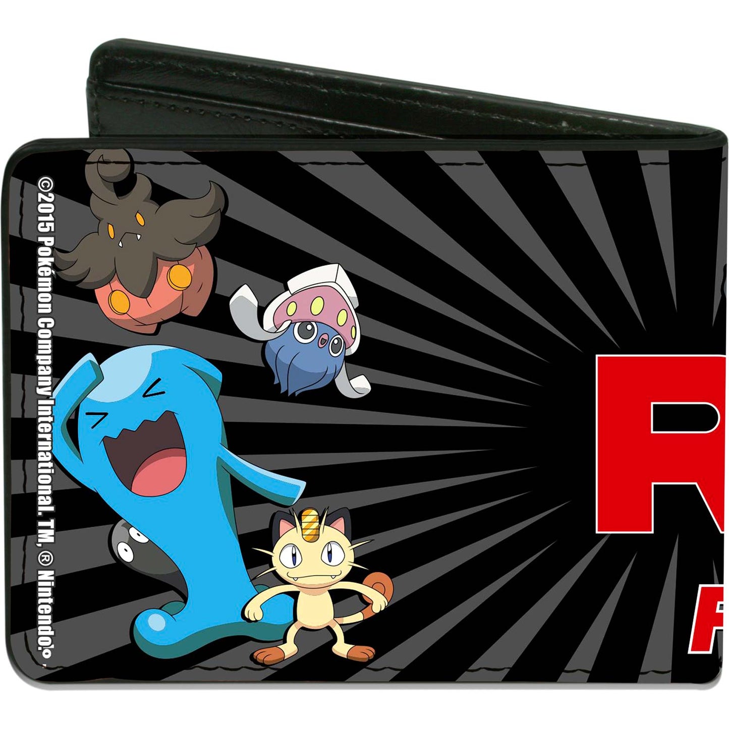 Team Rocket Jessie/James Prepare For Trouble!   Group Pose Rays Black/Grays/ Bi-Fold