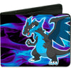 Mega Charizard X Pose/Flames Black/Blues Bi-Fold