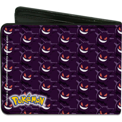 Gengar Pose/Monogram  Logo Purples Bi-Fold
