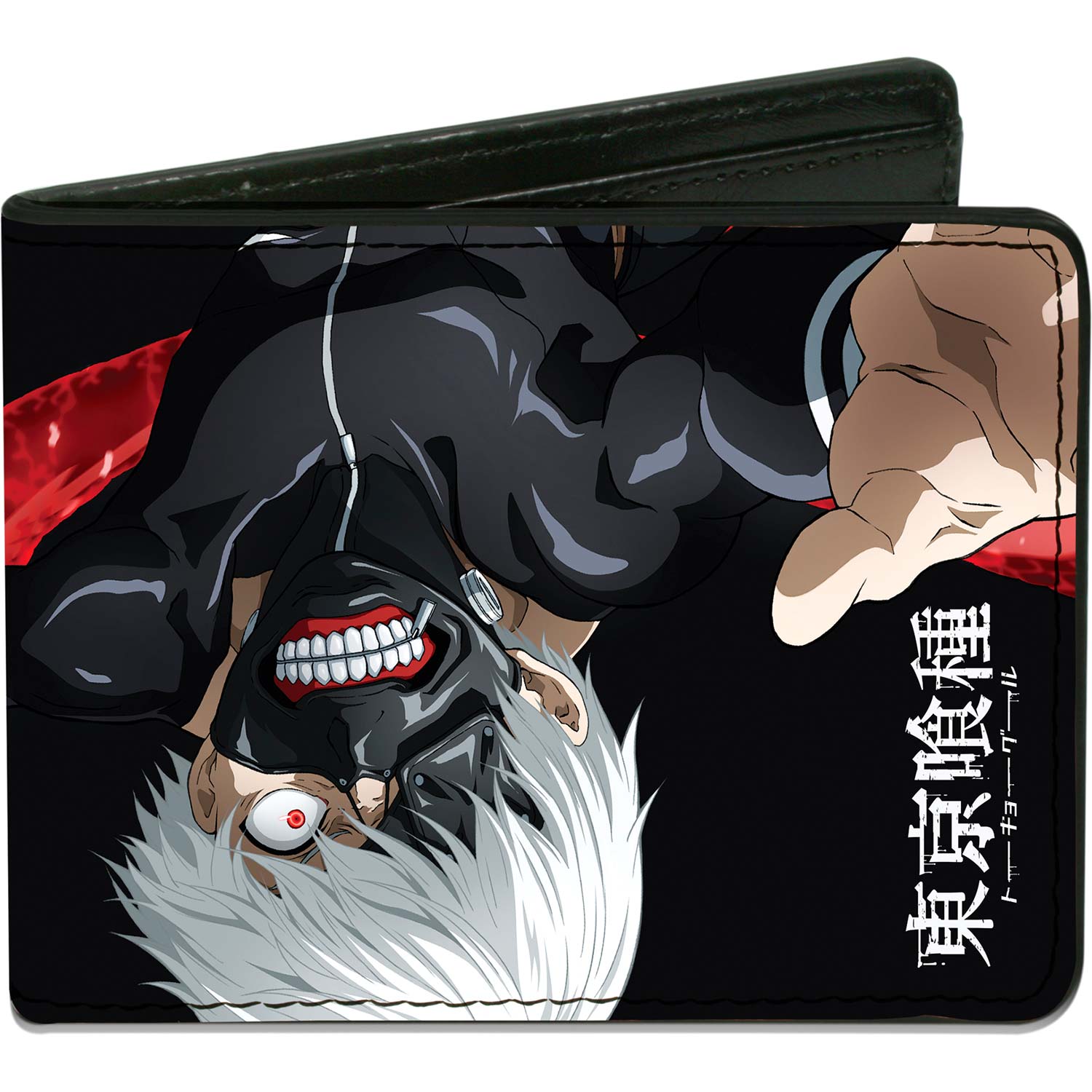 Masked Ken Kaneki Upside Down  Tokyo Ghoul Black/White/Red Bi-Fold